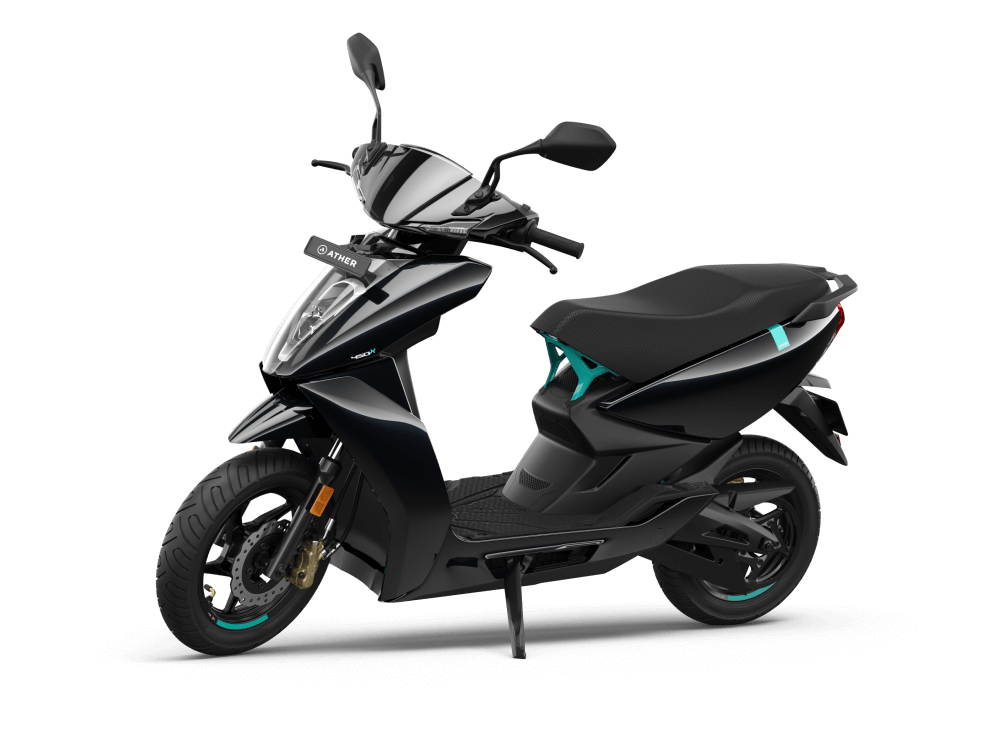 ather electric scooter cosmic black colour