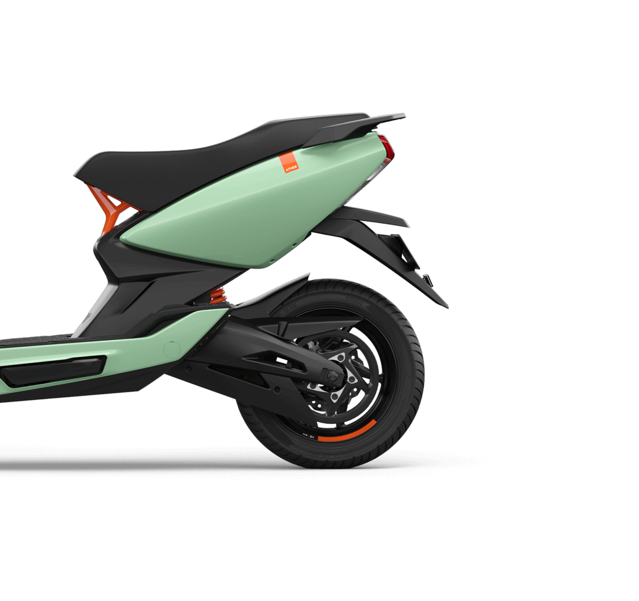 ather electric scooter salt green colour