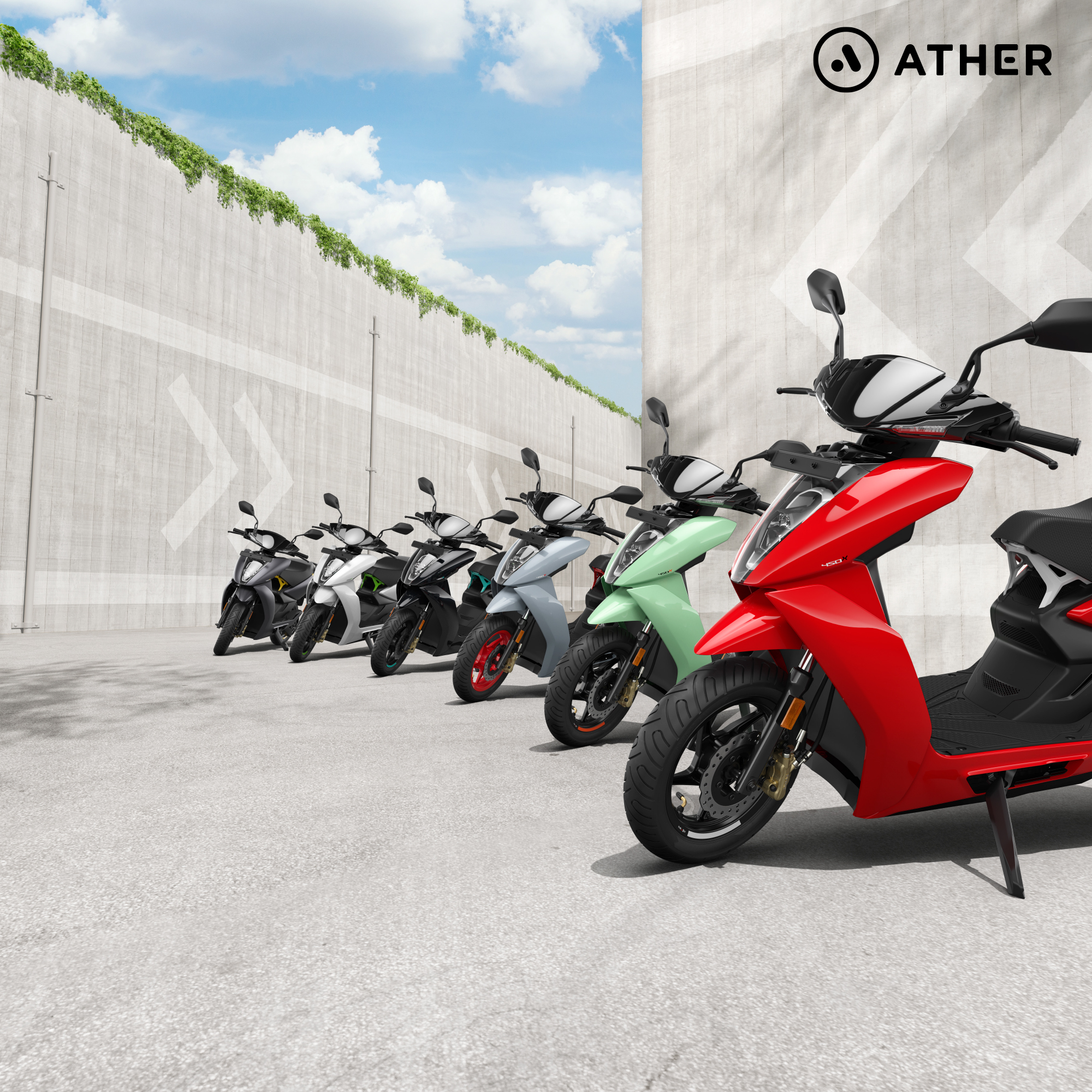 ather electric scooter line up